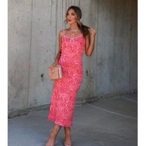 VICI - Hypnotized Printed Knit Maxi Dress